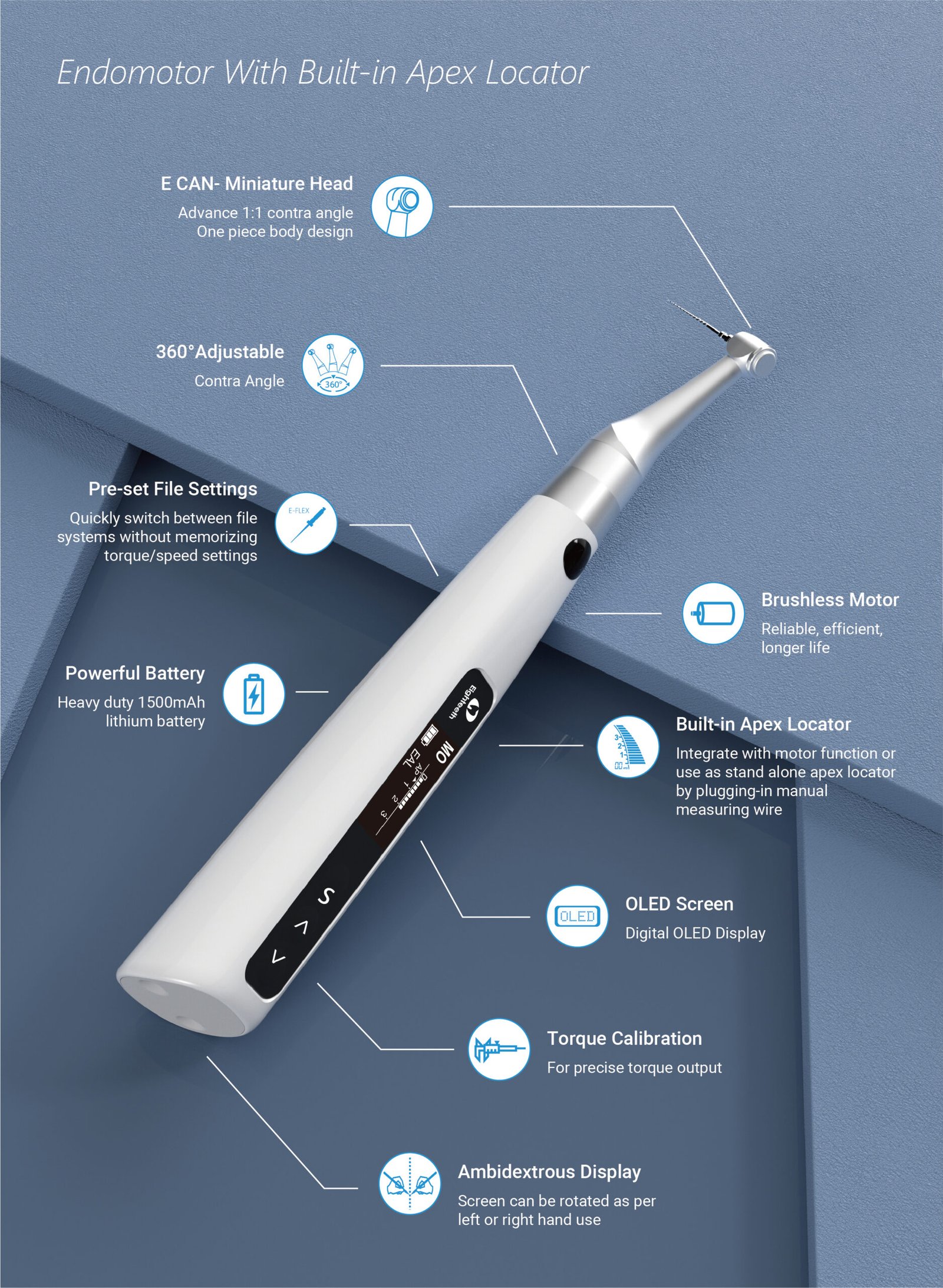 :E-CONNECT S تصميم مريح لعملية سهلة وسريعة