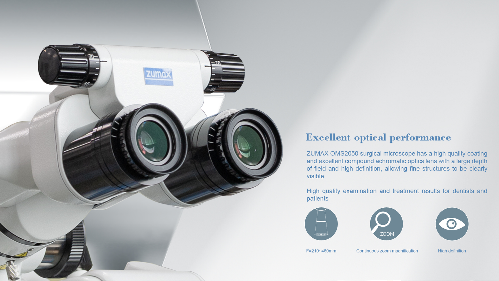 الميكروسكوب الجراحي زوماكس :OMS1800 تصميم مدمج وأداء بصري ممتاز