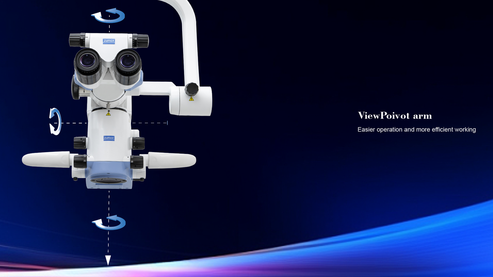 وظيفة البندول المتقدمة (Pendulum Pro) وذراع ViewPoivot في ميكروسكوب زوماكس