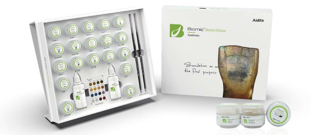 biomic stain-glaze (aesthetic and gum kit)